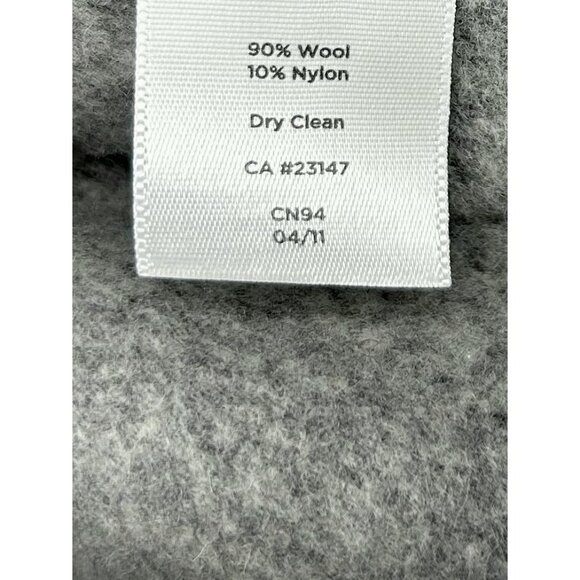 Talbots Blazer Womens 4 Gray Wool Tailored Jacket Classic Career Casual Pockets - Picture 13 of 15